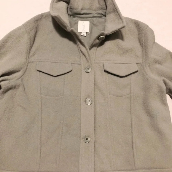 Joie Anthropologie Soft Fleece Boxy Shacket Womens Size  XL - Picture 7 of 16